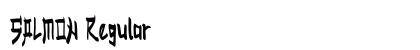 SALMON Regular Font SALMON Regular Font Preview