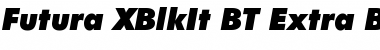 Futura XBlkIt BT Extra Black Italic