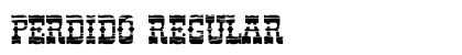 Perdido Regular Font Preview