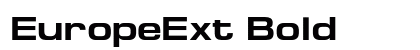 EuropeExt Bold Font Preview