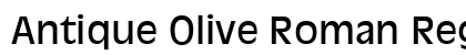 Antique Olive Roman Regular Font Preview