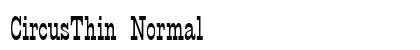 CircusThin Normal Preview