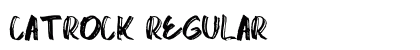 catrock Regular Font Preview