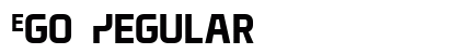Ego Regular font free download