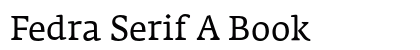 Fedra Serif A Book Preview