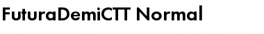 FuturaDemiCTT Normal Font