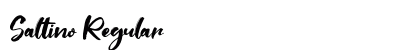 Saltino Regular (OpenType) Font Preview