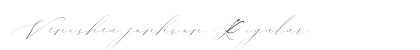 Vineshia jonhson Regular Font Preview