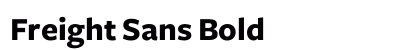 Freight Sans Bold preview Freight Sans Bold preview