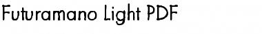 Futuramano Light Regular Font