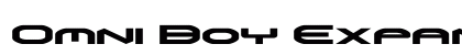 Omni Boy Expanded Expanded Font Preview