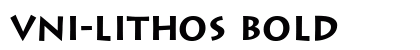 VNI-Lithos Bold Font Preview
