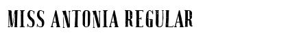 Miss Antonia Regular Font Preview