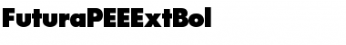 FuturaPEEExtBol Regular Font
