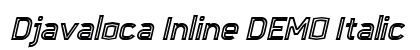 Djavaloca-Inline-DEMO Italic preview