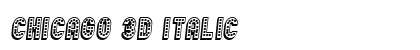Chicago 3D Italic preview Chicago 3D Italic preview