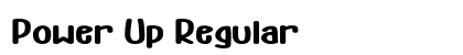 Power Up Regular Font Preview