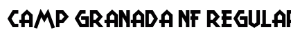 Camp Granada NF Regular Font Preview