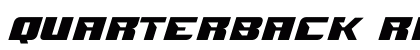 QUARTERBACK Regular Font QUARTERBACK Regular Font Preview