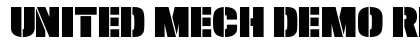 United Mech Demo Regular preview