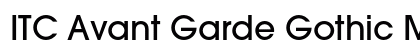 ITC Avant Garde Gothic Medium font free download