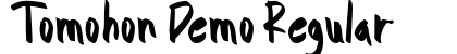 Tomohon Demo Regular preview Tomohon Demo Regular preview