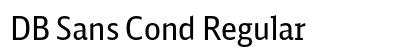 DB Sans Cond Regular font free download