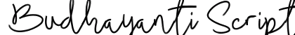 Budhayanti Script Regular