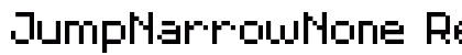 JumpNarrowNone Regular Font JumpNarrowNone Regular Font Preview