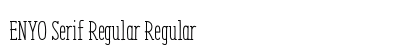 ENYO Serif Regular Regular Font Preview