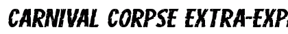 Carnival Corpse Extra-Expanded Italic Expanded Italic Font Carnival Corpse Extra-Expanded Italic Expanded Italic Font Preview