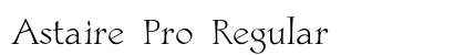 Astaire Pro Regular