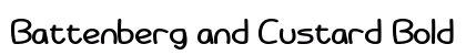 Battenberg and Custard Bold Font Preview
