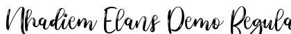 Nhadiem Elans Demo Regular preview Nhadiem Elans Demo Regular preview