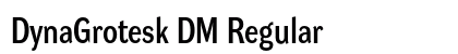 DynaGrotesk DM Regular preview DynaGrotesk DM Regular preview
