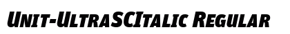 Unit-UltraSCItalic Regular