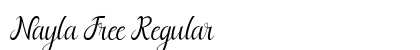 Nayla Free Regular Font Preview