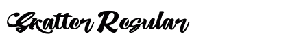 Skatter Regular Font Preview