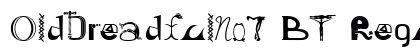 OldDreadfulNo7 BT Regular Font Preview