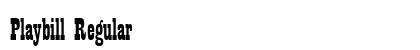 Playbill Regular font free download