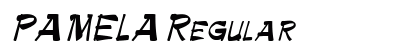 PAMELA Regular Font Preview