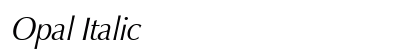 Opal Italic Preview