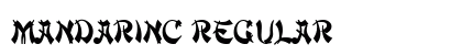 MandarinC Regular Font MandarinC Regular Font Preview