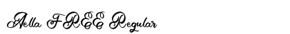 Aella FREE Regular Font Preview