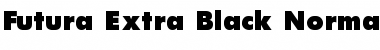Futura_Extra_Black-Normal Regular Font
