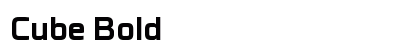 Cube Bold Font Preview