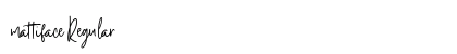 mattiface Regular Font Preview