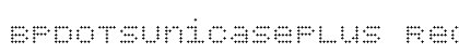 BPdotsUnicasePlus Regular Font BPdotsUnicasePlus Regular Font Preview