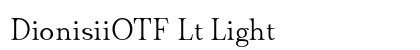 DionisiiOTF Lt Light preview
