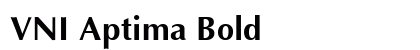 VNI Aptima Bold font free download
